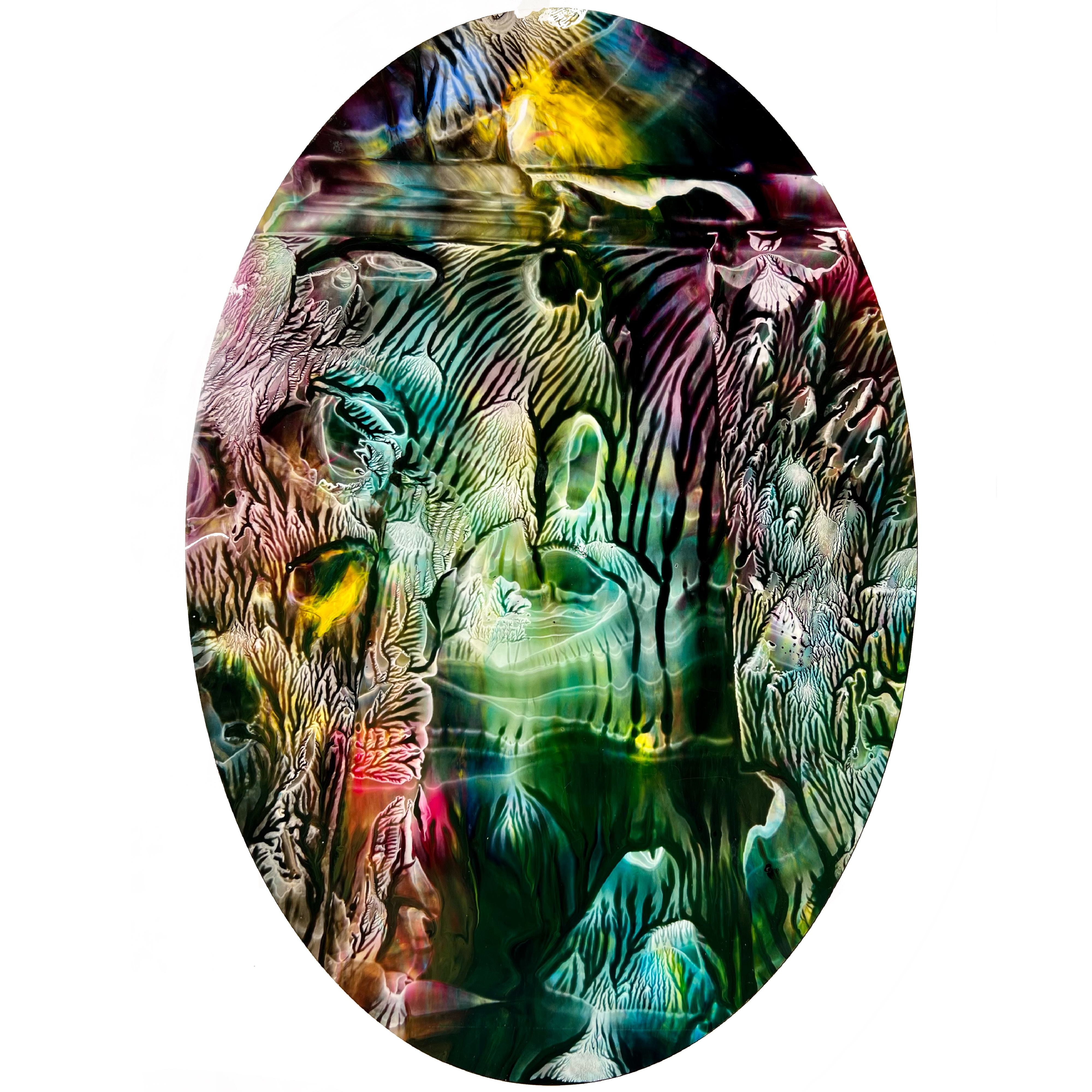 Duralit Üzerine Akrilik 60x30cm Gizem 2024